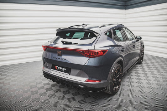 Diffusor Heck Ansatz V.1 für Cupra Formentor Mk1 / Mk1 Facelift schwarz Hochglanz