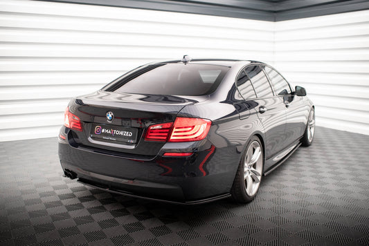 Diffusor Heck Ansatz für BMW 5er M-Paket F10 / F11 schwarz Hochglanz