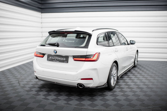 Heckansatz BMW 3er Limousine / Touring G20 / G21 Facelift schwarz Hochglanz