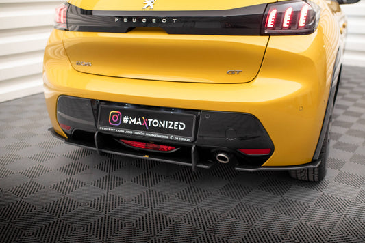 Street Pro Heck Ansatz Flaps Diffusor für Peugeot 208 GT Mk2