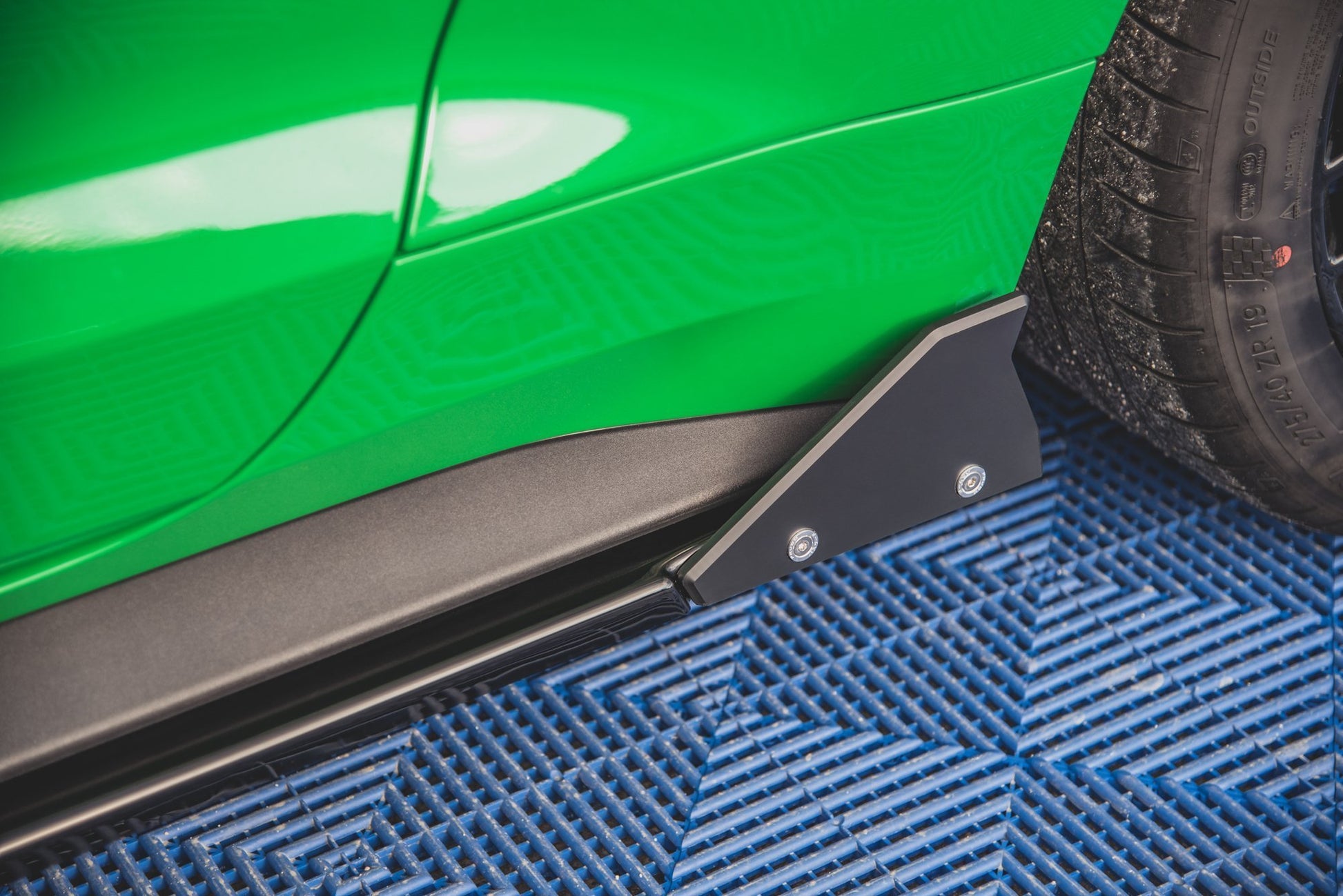 Seitenschweller Ansatz + Flaps für Ford Mustang GT Mk6 Facelift