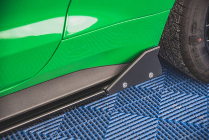 Seitenschweller Ansatz + Flaps für Ford Mustang GT Mk6 Facelift