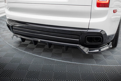 Mittlerer Cup Diffusor DTM Look Heck Ansatz für Rolls Royce Cullinan schwarz Hochglanz