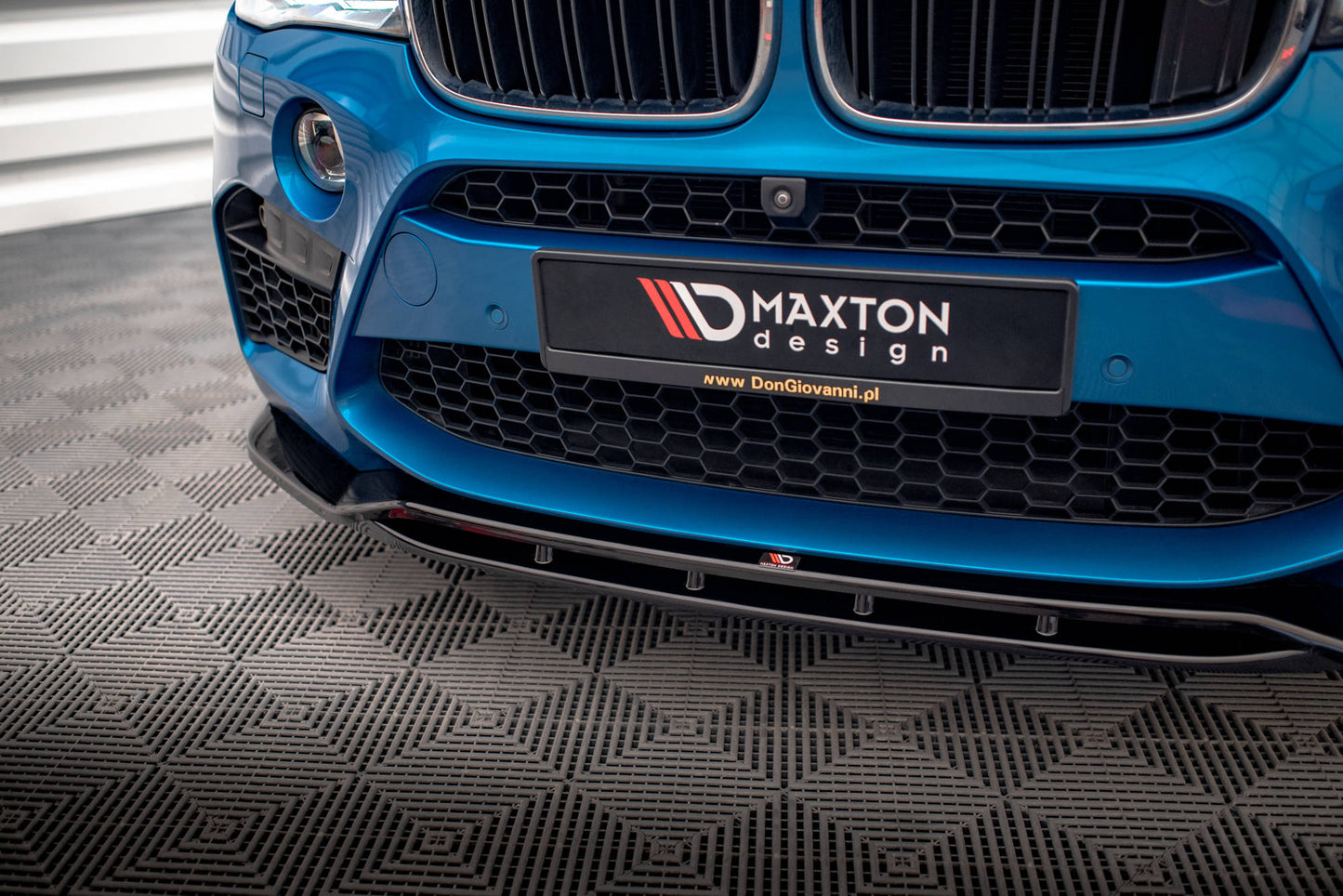 Front Ansatz V.2 für BMW X5 M F85 / X6 M F86 schwarz Hochglanz