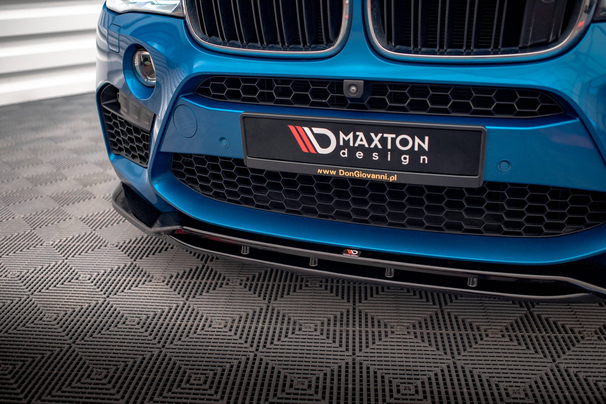 Front Ansatz V.2 für BMW X5 M F85 / X6 M F86 schwarz Hochglanz