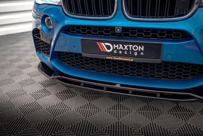 Front Ansatz V.2 für BMW X5 M F85 / X6 M F86 schwarz Hochglanz