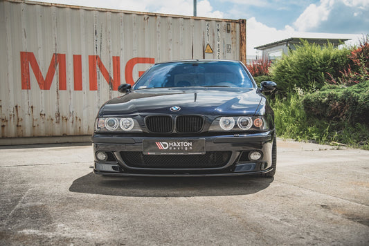 Front Ansatz für Seite + Front Ansatz für BMW M5  / 5 M-Paket E39 schwarz Hochglanz