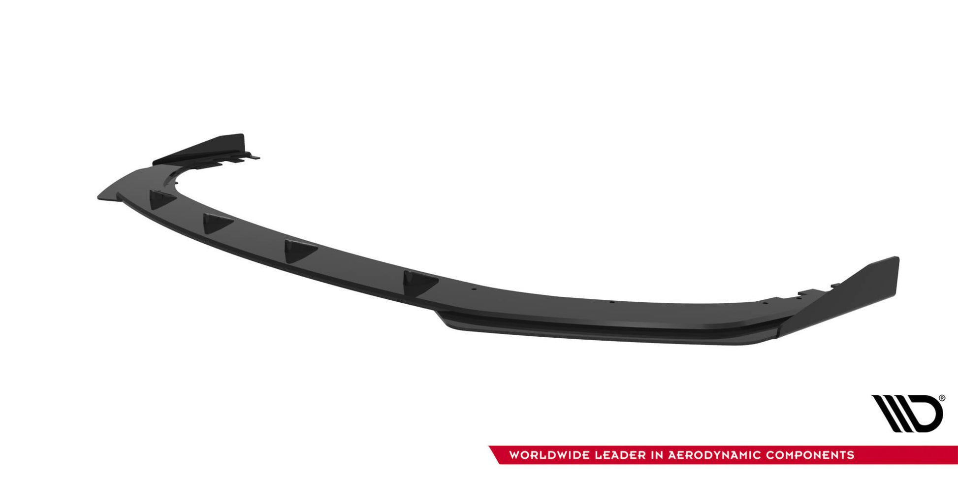 Street Pro Front Ansatz + Flaps für BMW M135i F70 schwarz Hochglanz