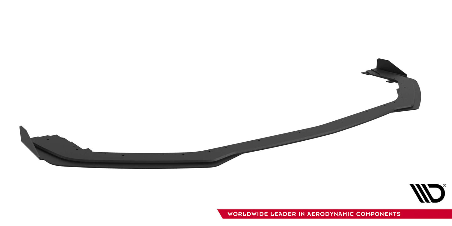 Street Pro Front Ansatz für +Flaps für + Flaps Ford Mustang GT Mk6  schwarz Hochglanz