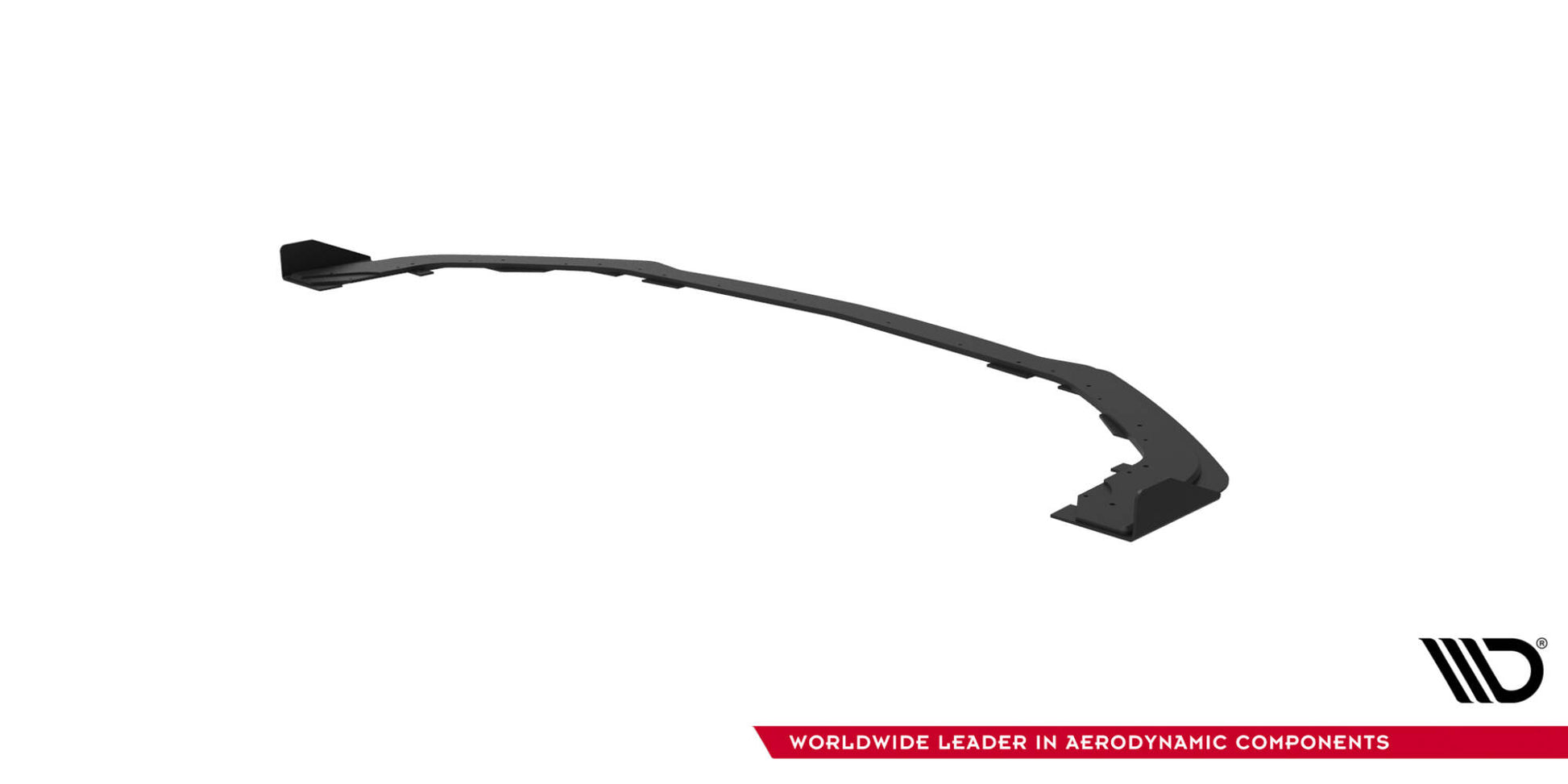 Street Pro Front Ansatz + Flaps für Ford Mustang GT Mk6  schwarz Hochglanz