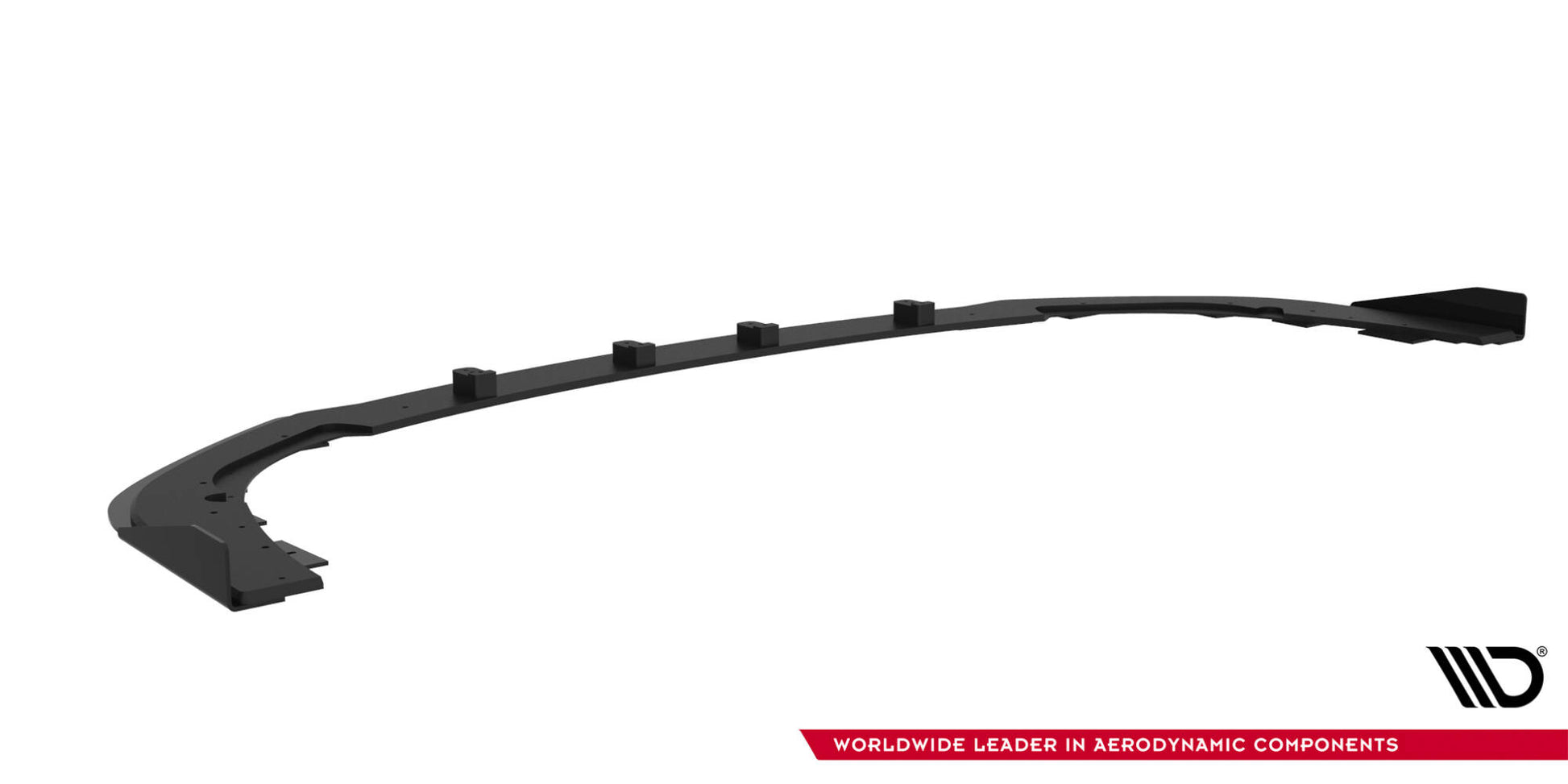 Street Pro Front Ansatz + Flaps für Subaru Impreza WRX STI Mk3 Facelift schwarz Hochglanz