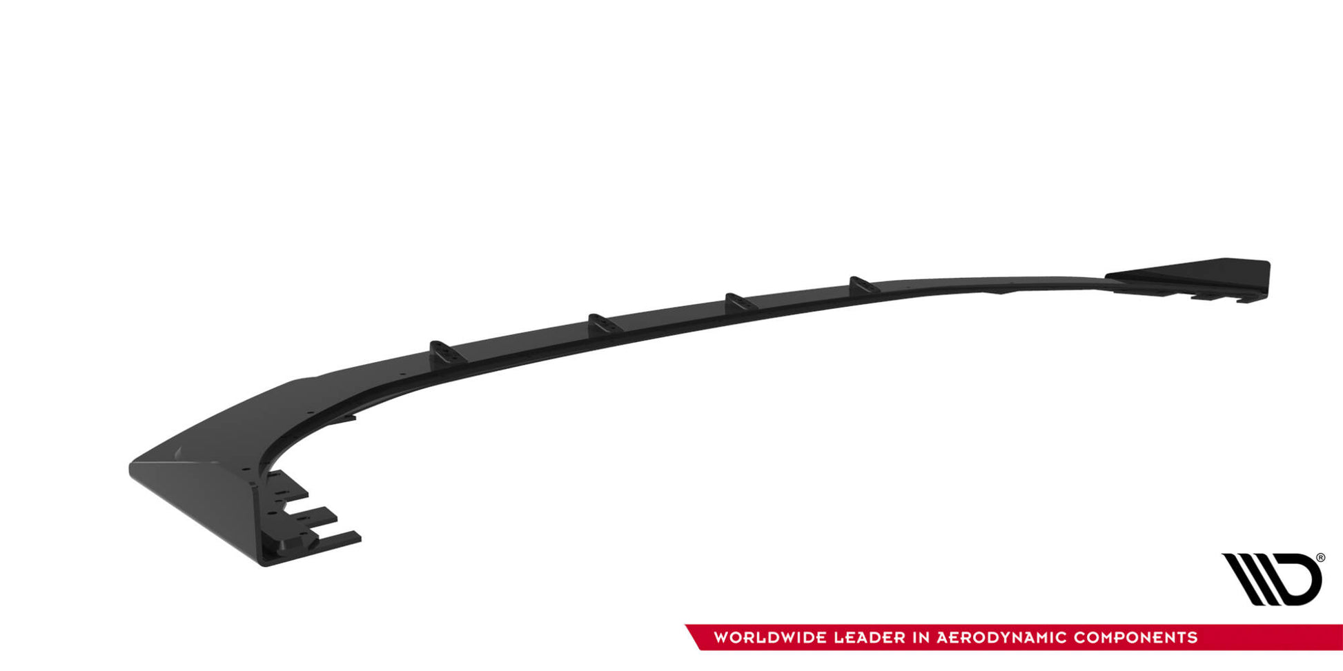 Street Pro Front Ansatz + Flaps für BMW M135i F70 schwarz Hochglanz