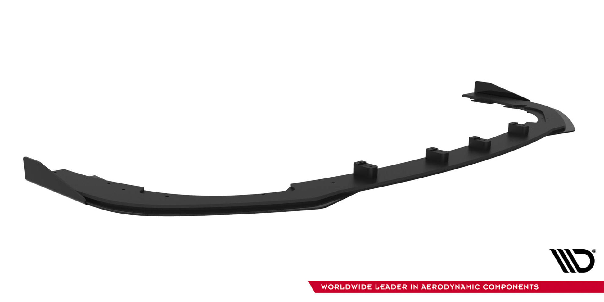 Street Pro Front Ansatz + Flaps für Subaru Impreza WRX STI Mk3 Facelift schwarz Hochglanz