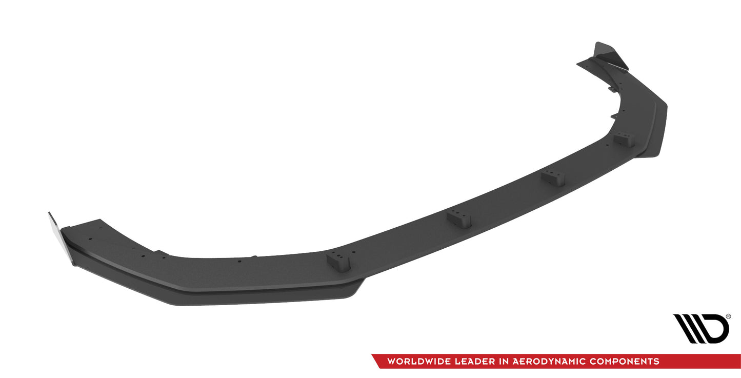 Street Pro Front Ansatz für +Flaps für V.1 + Flaps Audi RS3 8Y schwarz Hochglanz