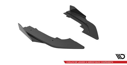 Street Pro Heck Ansatz Flaps Diffusor + Flaps für Audi RS3 Limousine 8Y schwarz Hochglanz