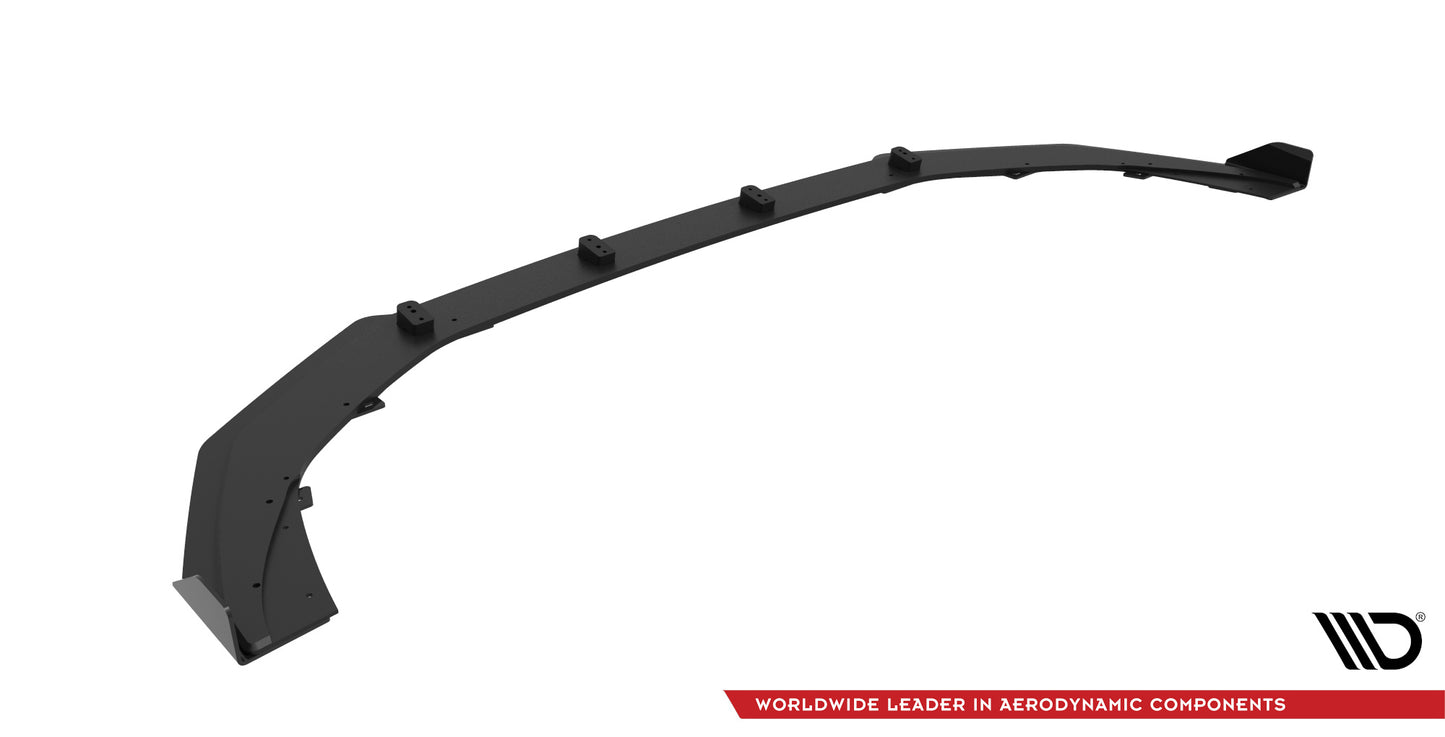 Street Pro Front Ansatz für + Flaps für V.1 + Flaps Audi RS3 8Y schwarz Hochglanz