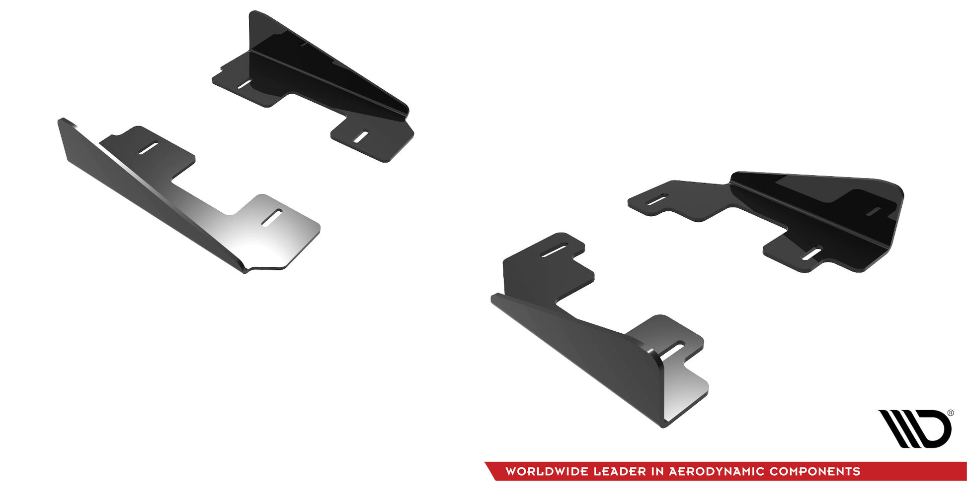Seitenschweller Flaps für Audi S3 / A3 S-Line 8Y / 8Y Facelift schwarz Hochglanz