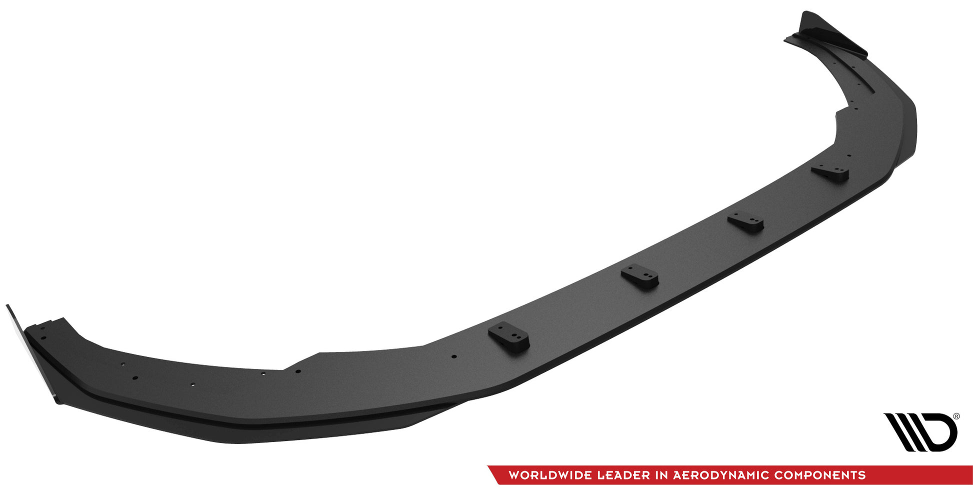 Street Pro Front Ansatz für +Flaps für  + Flaps Audi S3 / A3 S-Line 8Y schwarz Hochglanz