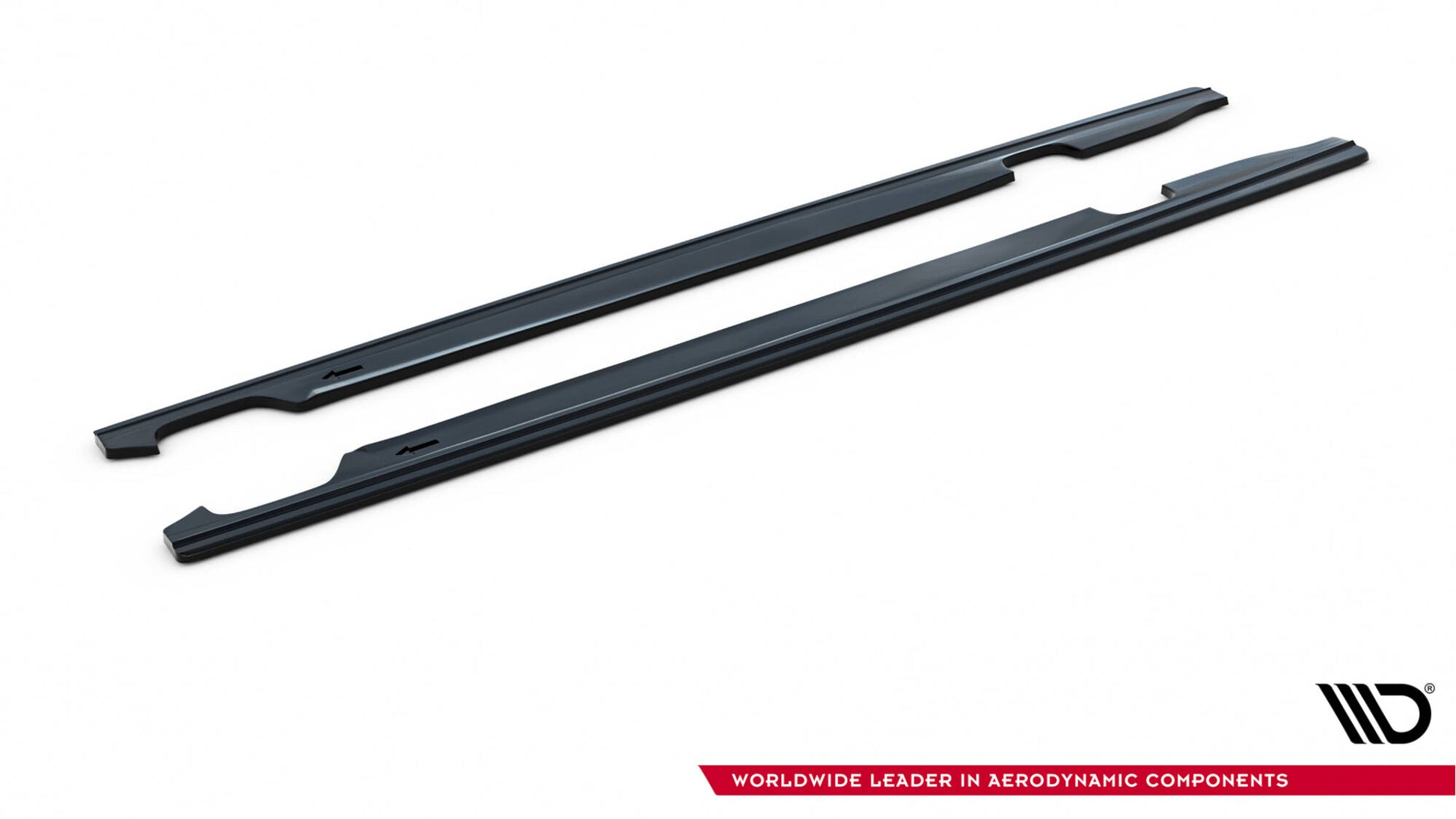 Seitenschweller Ansatz für V.1 für Audi A6 / A6 C7 S-line/ S6 C7 Facelift schwarz Hochglanz