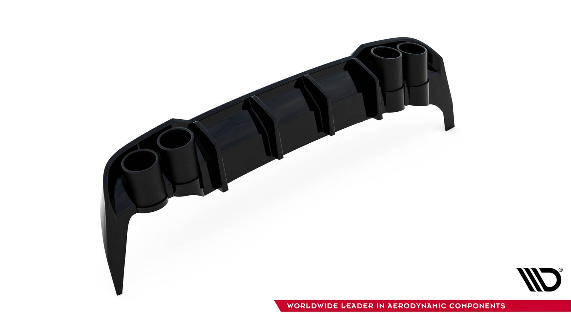 Diffusor Heck Ansatz + Endrohre für Seat Leon ST FR Mk4