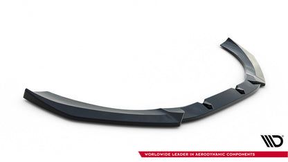 Front Ansatz V.4 für Audi RS6 C7 / C7 Facelift schwarz Hochglanz