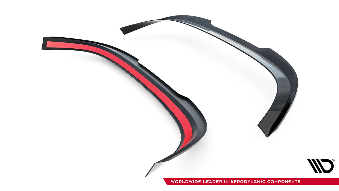 Spoiler CAP V.2 für VW Golf  R-Performance Mk8 Facelift schwarz Hochglanz