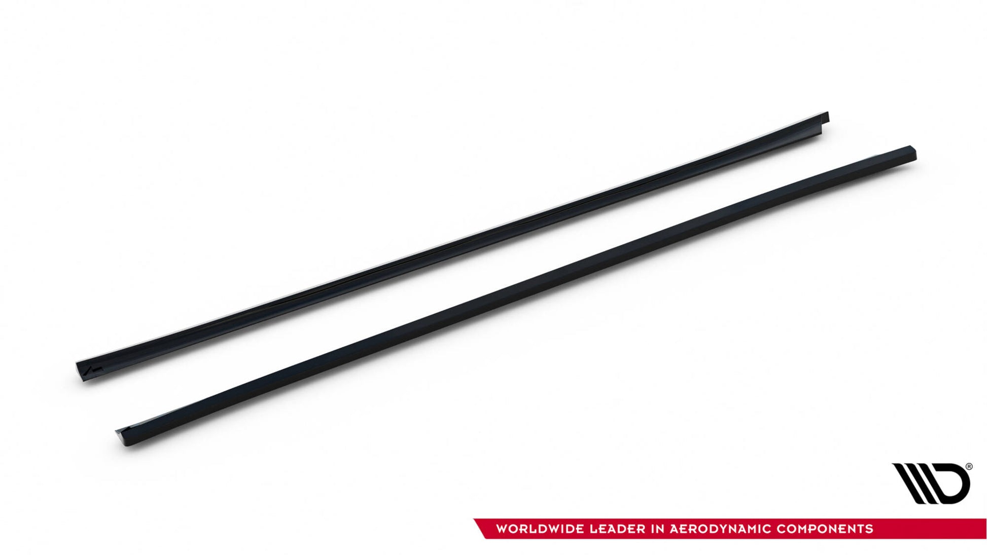 Seitenschweller Ansatz für Mazda 6 Limousine Mk3 Facelift schwarz Hochglanz