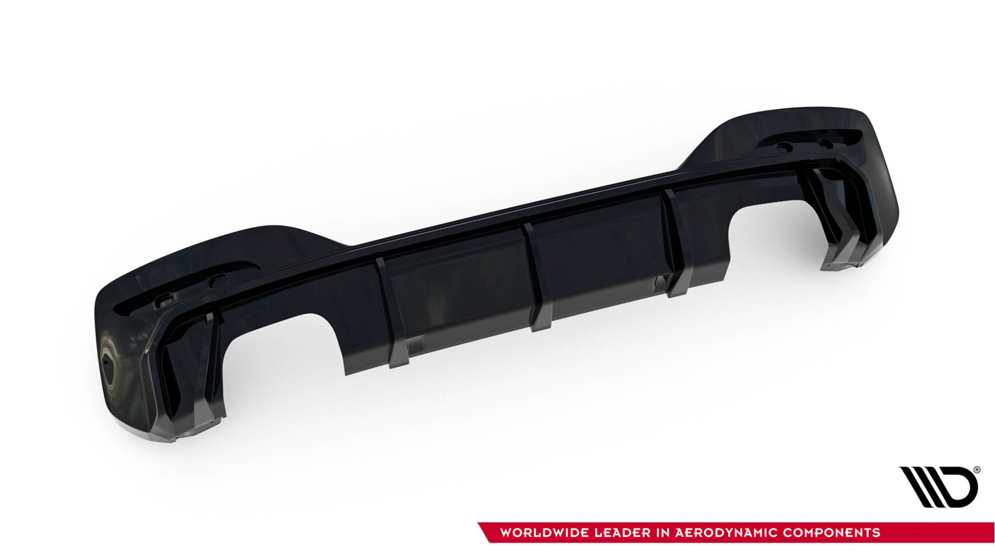 Diffusor Heck Ansatz V.3 für BMW 1er M-Paket / M140i F20 Facelift (Doppelauspuff li. re.)