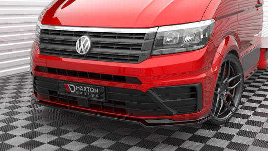 Front Ansatz V.2 für VW Crafter Mk2 schwarz Hochglanz