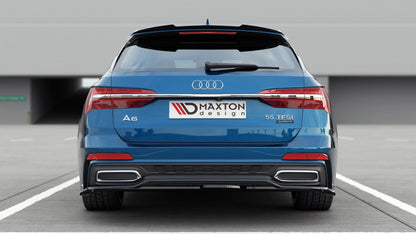 Heckansatz Audi A6 S-Line C8 schwarz Hochglanz