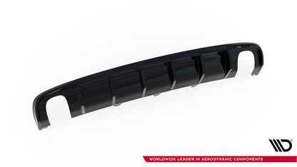 Diffusor Heck Ansatz für Audi A4 B8 Facelift (Einzelauspuff li. re.)
