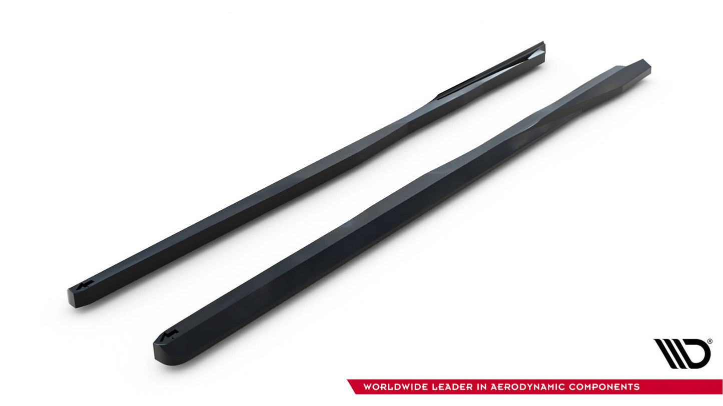 Seitenschweller Ansatz für Toyota GR Yaris Mk4 Facelift schwarz Hochglanz