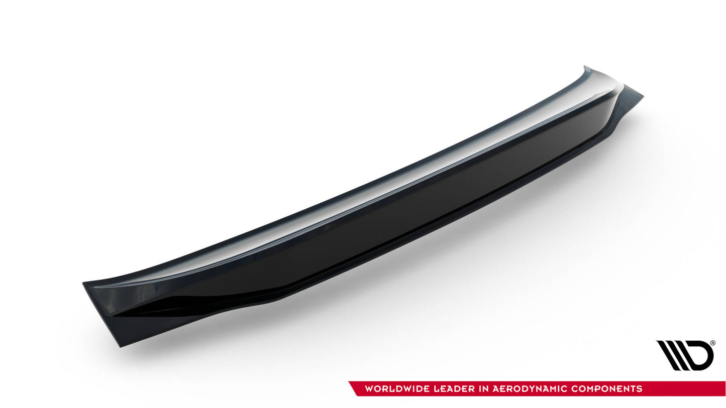 Niedriger Spoiler CAP 3D für Porsche Macan GTS / Standard / T Mk1 Facelift 2 schwarz Hochglanz