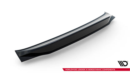 Niedriger Spoiler CAP 3D für Porsche Macan GTS / Standard / T Mk1 Facelift 2 schwarz Hochglanz