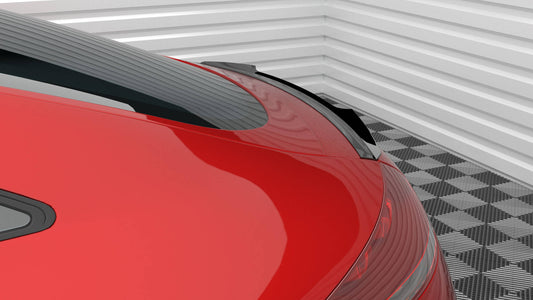 Spoiler CAP für Audi TT 8J schwarz Hochglanz