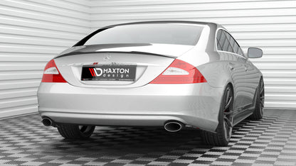 Spoiler CAP für Mercedes-Benz CLS C219 schwarz Hochglanz