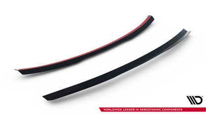 Spoiler CAP für Audi A7 / S7 / A7 S-Line C7 / C7 Facelift schwarz Hochglanz