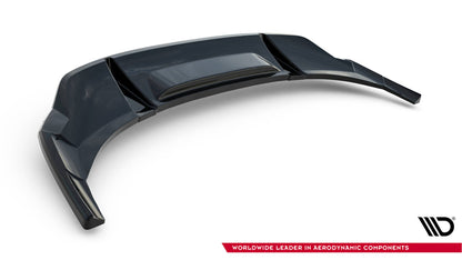 Mittlerer Cup Diffusor DTM Look Heck Ansatz für Audi e-Tron S-Line schwarz Hochglanz