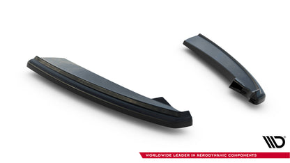 Heck Ansatz Flaps Diffusor für Lexus LC 500 schwarz Hochglanz