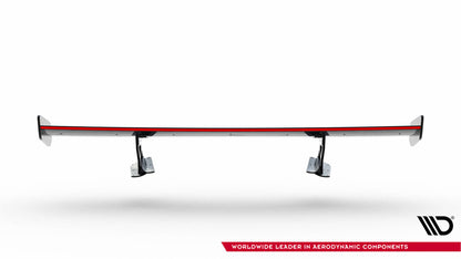 Carbon Spoiler With Internal Brackets Uprights + LED Chevrolet Corvette Stingray / Grand Sport C7