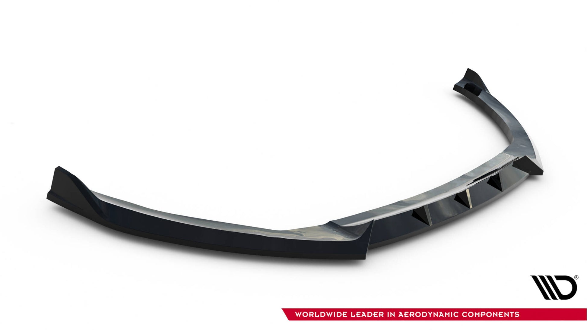 Front Ansatz V.6 für Ford Focus ST Mk3 Facelift schwarz Hochglanz