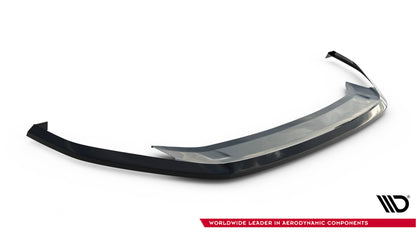 Front Ansatz V.6 für VW Golf R / R-Line Mk7 Facelift schwarz Hochglanz