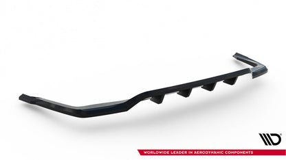 Mittlerer Cup Diffusor DTM Look Heck Ansatz für Lexus RX F-Sport Mk5 schwarz Hochglanz