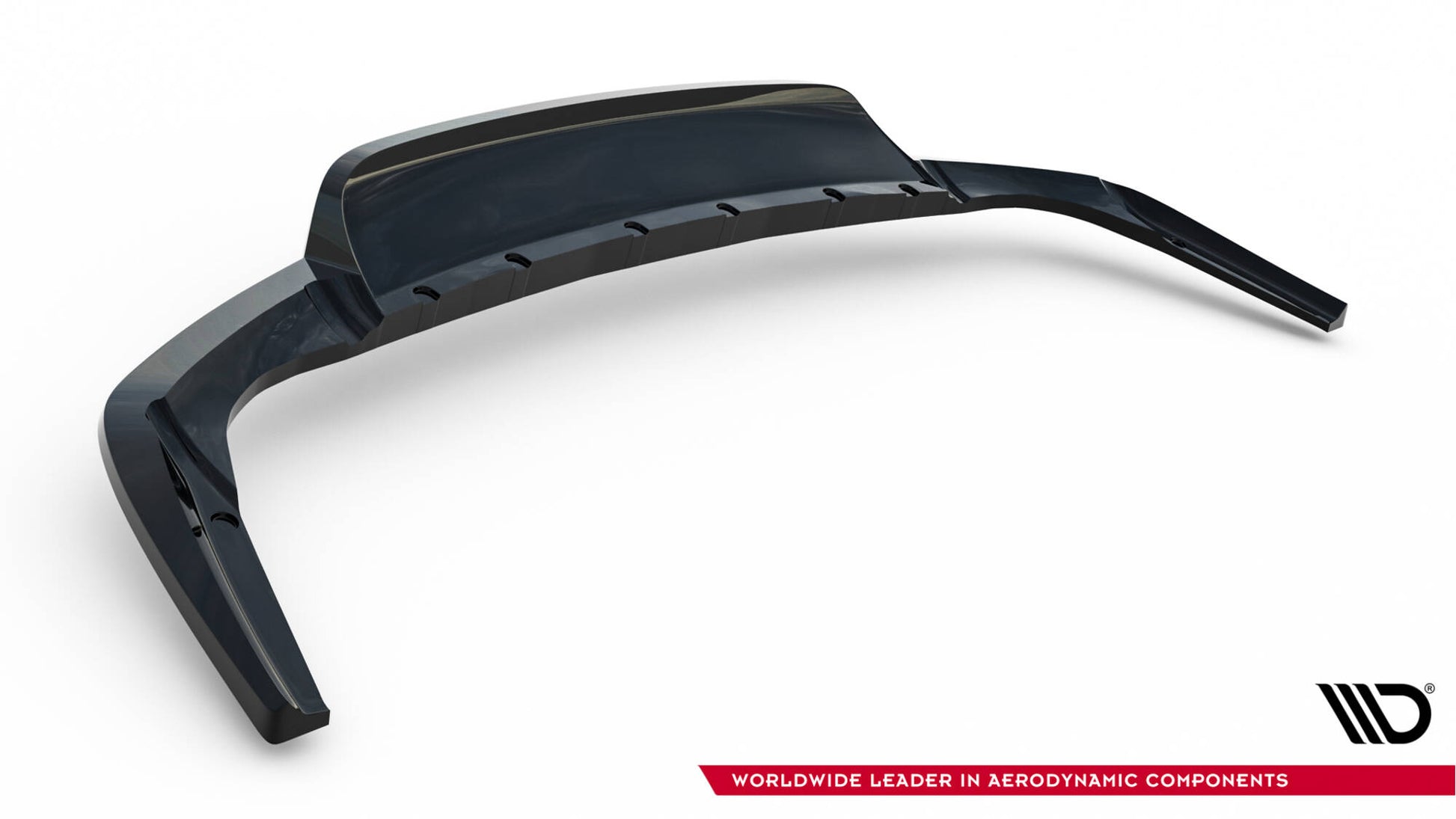 Mittlerer Cup Diffusor DTM Look Heck Ansatz für Maserati Levante GT Mk1 Facelift schwarz Hochglanz
