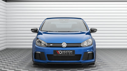 Front Ansatz V.2 für VW Golf R Mk6 schwarz Hochglanz