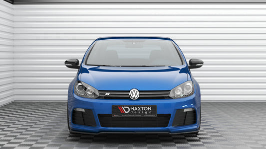 Front Ansatz V.2 für VW Golf R Mk6 schwarz Hochglanz