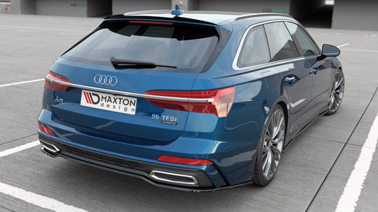 Heckansatz Audi A6 S-Line C8 schwarz Hochglanz