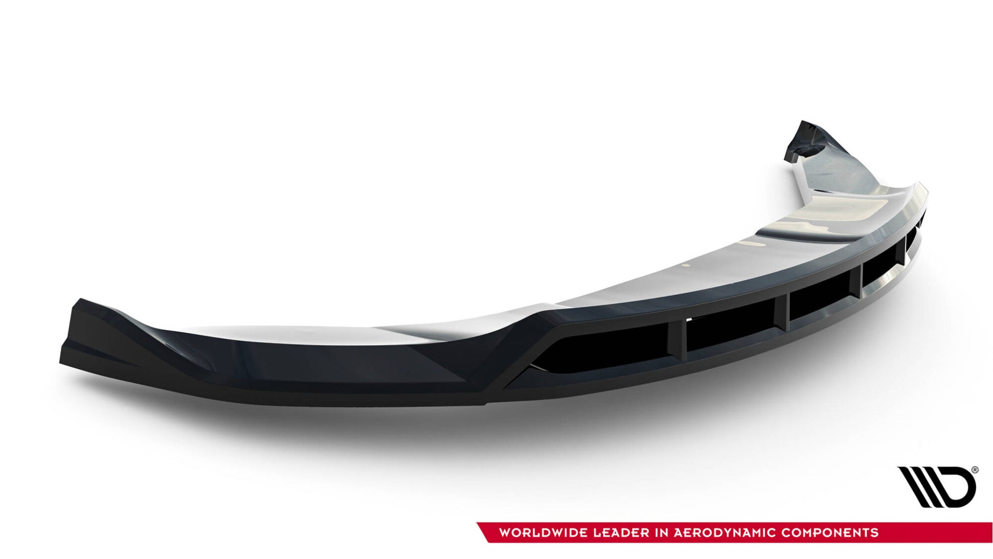Front Ansatz V.3 für Tesla Model X Mk1 Facelift schwarz Hochglanz