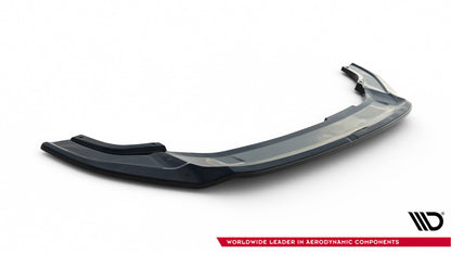 Front Ansatz V.3 für VW Golf R / R-Line Mk7 Facelift schwarz Hochglanz
