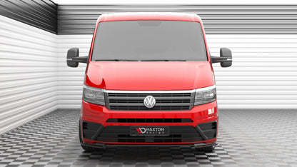 Front Ansatz V.2 für VW Crafter Mk2 schwarz Hochglanz